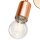 Wandleuchte MADALYNN Kupfer Modern Metall Lampe