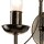 Elegante Wandlampe KELSIE Schwarz Rustikal Lampe