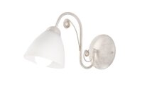 Shabby Wei&szlig; Wandlampe Metall Rustikal PRISCILLA