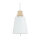 Wandlampe Schirm Weiß Holz Skandinavisch REILLY