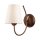 Wandlampe Stoffschirm Creme Landhaus Rustikal