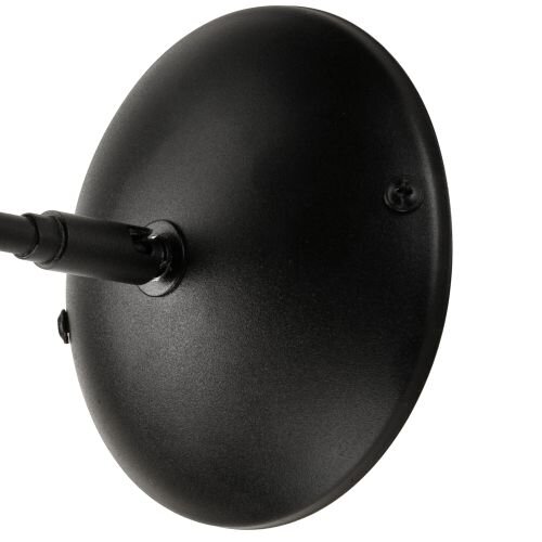 Wandlampe Leselampe Schwarz Metall Modern flexibel