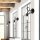 Wandlampe Leselampe Schwarz Metall Modern flexibel