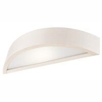 Wandlampe Wei&szlig; 40cm Holz Modern vielseitig ARBARO