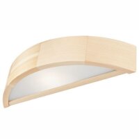 Wandlampe Flur Holzleuchte Braun Modern 40cm
