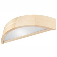 Wandlampe Flur Holzleuchte Braun Modern 40cm