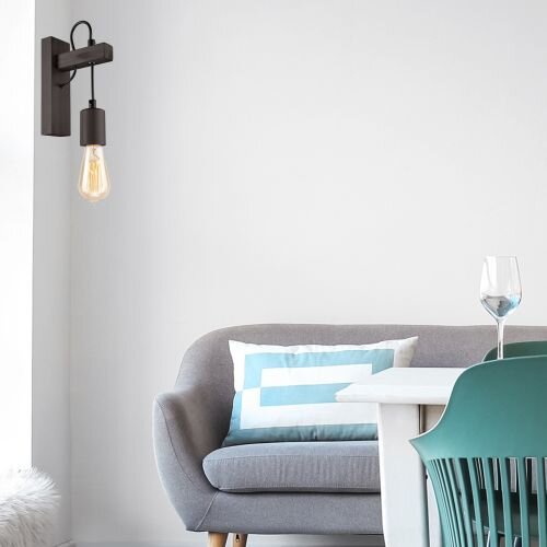 Braun Wandlampe Holz vielseitig AMIDA Lampe