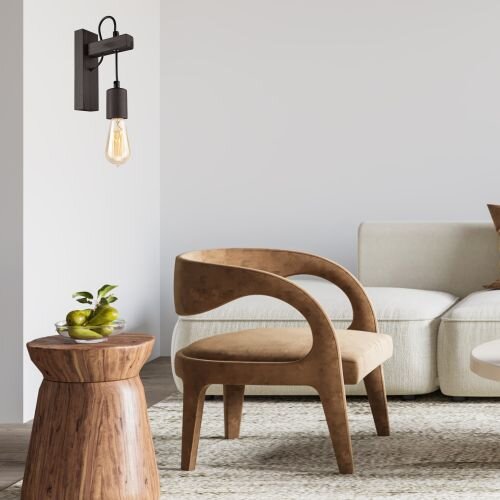 Braun Wandlampe Holz vielseitig AMIDA Lampe