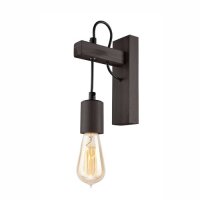Braun Wandlampe Holz vielseitig AMIDA Lampe