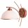 Braune Wandlampe Metall elegant KALONA Lampe Glas