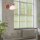 Braune Wandlampe Metall elegant KALONA Lampe Glas