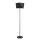 Stehlampe Schwarz Stoff 170cm Wohnzimmer stylisch