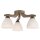 Deckenleuchte BATORY Holz 3-flmg Modern Wohnzimmer