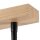 Deckenleuchte Schwarz Modern Wohnzimmer Holz Lampe