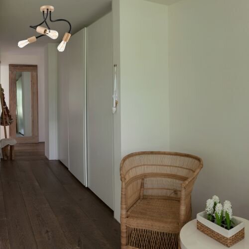 Deckenleuchte flexibel Schwarz Modern Wohnzimmer
