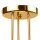 Deckenleuchte Gold Modern Wohnzimmer Metall Lampe
