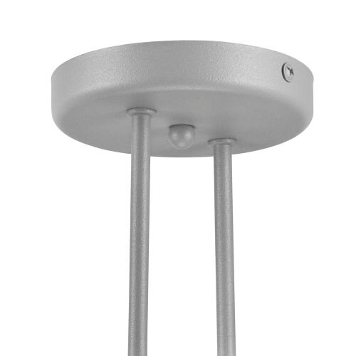 Silber Deckenleuchte Metall Modern Wohnzimmer