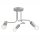 Deckenleuchte Silber Metall Modern 3-flmg Lampe