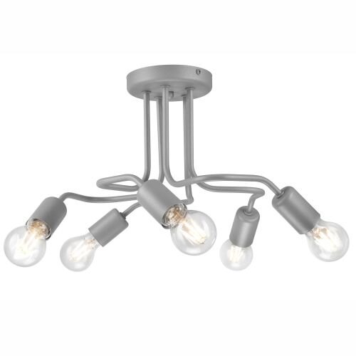 Deckenleuchte Silber Modern Wohnzimmer Metall