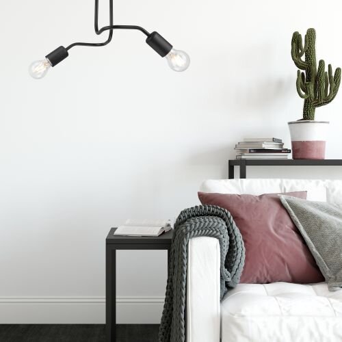 Deckenleuchte Farbig Schwarz Modern Wohnzimmer