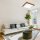 LED Deckenleuchte Holz rustikal eckig Wohnzimmer