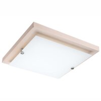 LED Deckenleuchte ERIN Wei&szlig; eckig Wohnzimmer