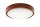 Runde LED Deckenleuchte Holz Modern Wohnzimmer