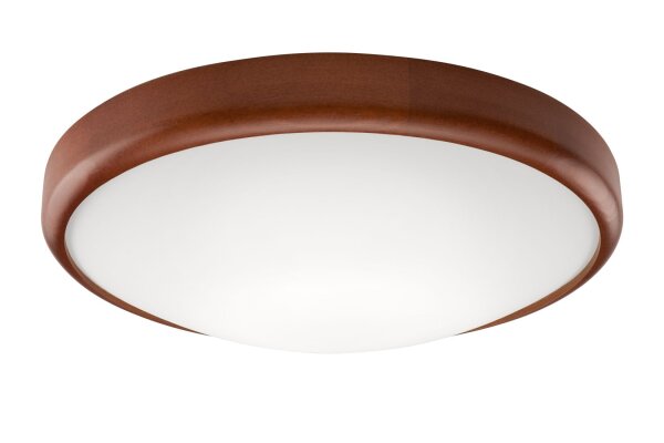 LED Deckenleuchte Holzlampe Wohnzimmer rund