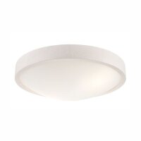 Deckenleuchte FERNLY Wei&szlig; Modern rund Wohnzimmer