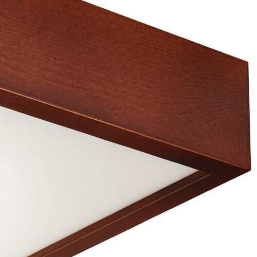 Holz Deckenleuchte eckig Modern Wohnzimmer