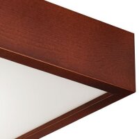Holz Deckenleuchte eckig Modern Wohnzimmer