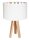 Tischlampe Weiß Bunt Holz Dreibein 46cm Kinder