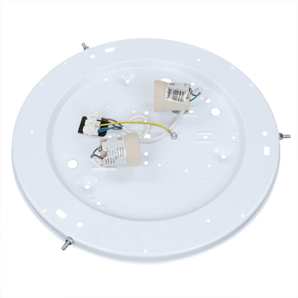 Wohnliche LED Deckenleuchte ARBARO in Eiche rund