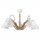 Deckenleuchte Farbig Holz 5-flmg Modern Wohnzimmer