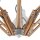 Deckenleuchte Farbig Holz 5-flmg Modern Wohnzimmer