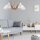 Deckenleuchte Farbig Holz 5-flmg Modern Wohnzimmer
