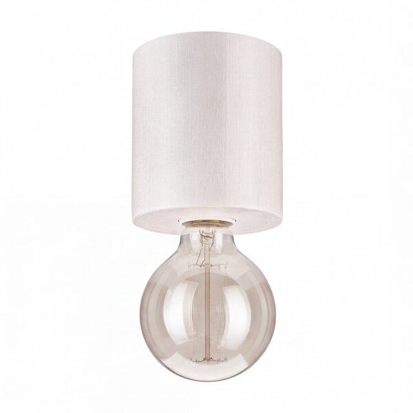 Deckenleuchte Wohnzimmer Holz Weiß Lampe Modern