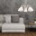 Hängeleuchte Shabby Weiß Esszimmer Metall Lampe