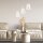 Pendelleuchte KIMMIE Weiß Holz Modern Wohnzimmer