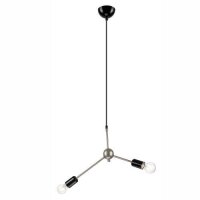 Lampe Wohnzimmer Hängelampe Edelstahl Metall