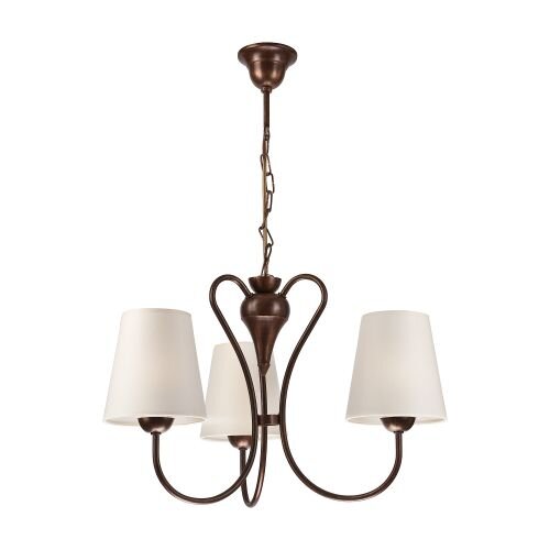 Schirm Kronleuchter Landhaus Esstisch Stoff Lampe