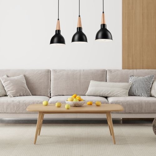 Pendelleuchte Schwarz Skandinavisch Esstisch Lampe
