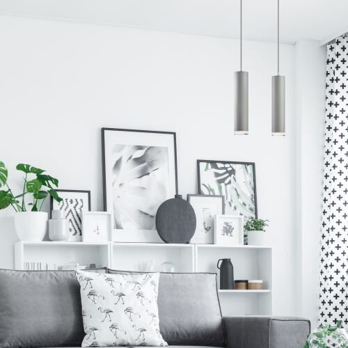 Hängeleuchte Esstisch Silber Aluminium Modern
