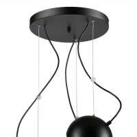 Lampen Pendelleuchte Schwarz Weiß Esszimmer