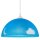 Pendelleuchte Glas Rund Blau Kind Junge farbenfroh