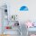 Kinderzimmerlampe THORLEY Blau rund Mädchen