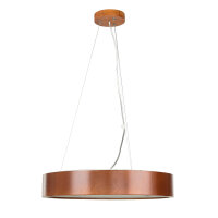 Lampe Esstisch H&auml;ngelampe Holz rustikal 3xW27 rund