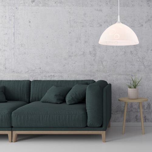 Wohnzimmerlampe Hängelampe Esstisch Weiß Metall