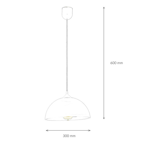 Pendelleuchte Wohnzimmer Esstisch Gelb Glas rund