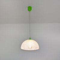 Hängeleuchte ADANIA Grün Retro rund Wohnzimmer
